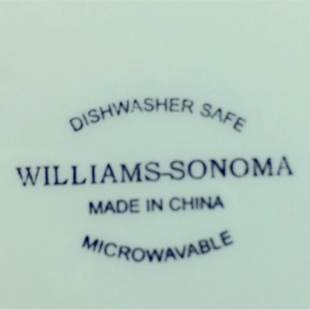 Williams Sonoma Ceramic Snowman 10” Plate Appetizer Cookie Christmas set of two